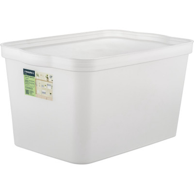 Ящик для хранения Plastic Republic Keeplex Сигма 45,2 x 29,8 x 24,4 см 24 л, белый