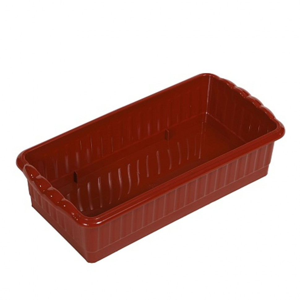 Ящик для рассады Радиан Дом и дача 32,2 x 16,6 x 8,2 см, темно-красный