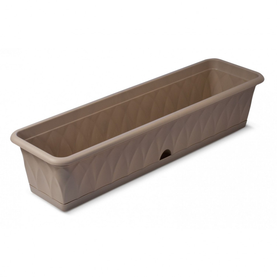 Ящик для растений Мартика Сиена 81 см, серо-коричневый