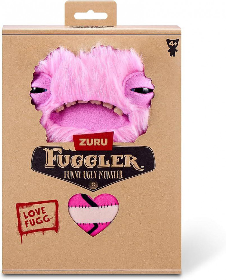 Мягкая игрушка Zuru Fuggler Love Fugg, розовая