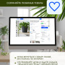 Серьги круглые комплект 2 шт 10 мм Monblick, 15 х 15 х 2 мм, серебро