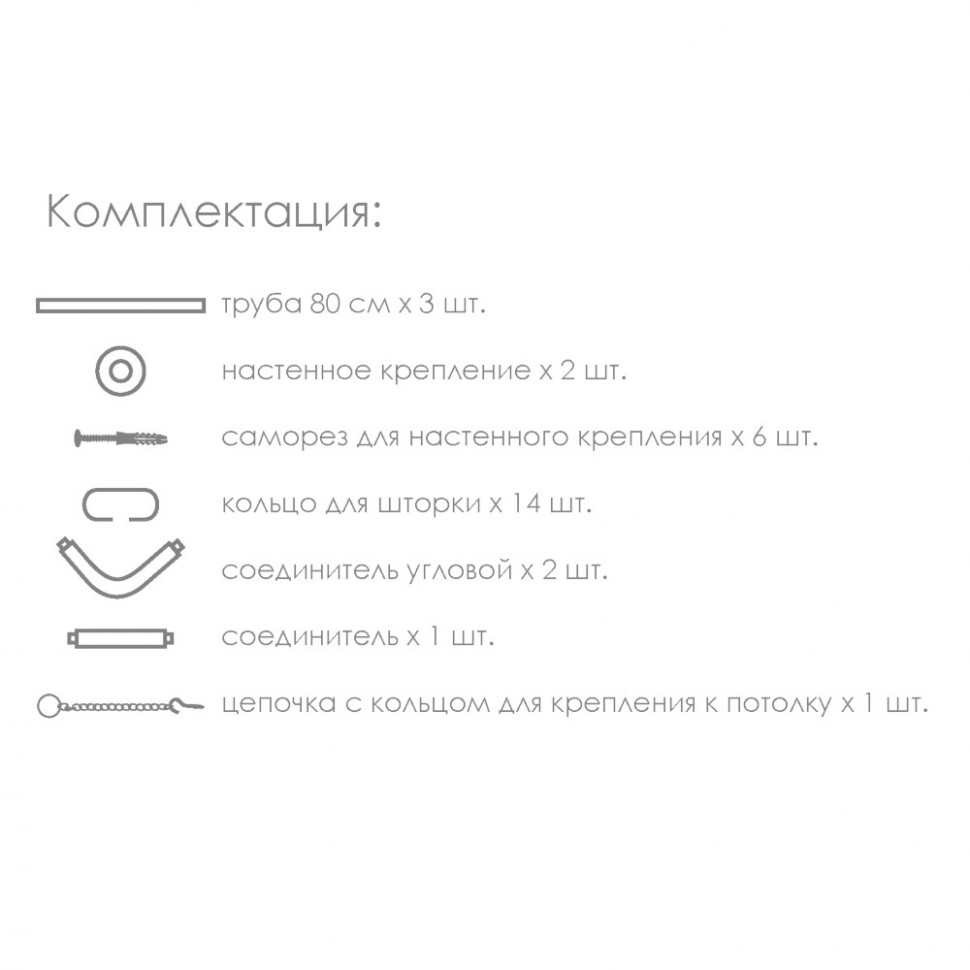 Карниз угловой Violet, белый