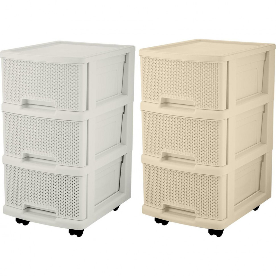 Комод Plastic Republic Keeplex Вязь 37 x 30 x 56,3 см, бежевый