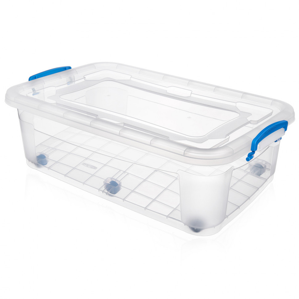 Контейнер ElfPlast Стор Бокс 30 л, прозрачный