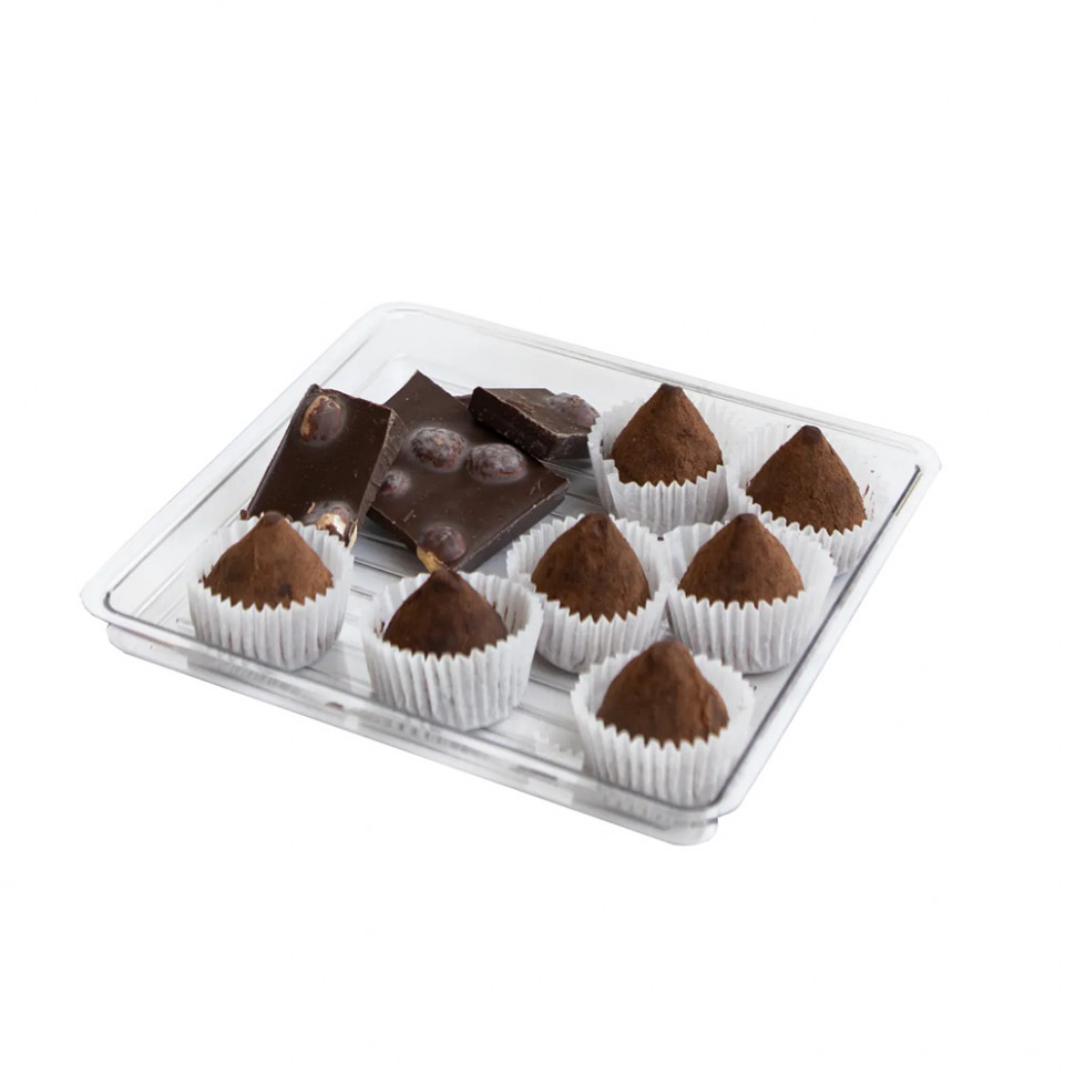 Органайзер BEROSSI Berkana 0.2 л, 15,2 x 15,2 x 1,5 см, прозрачный