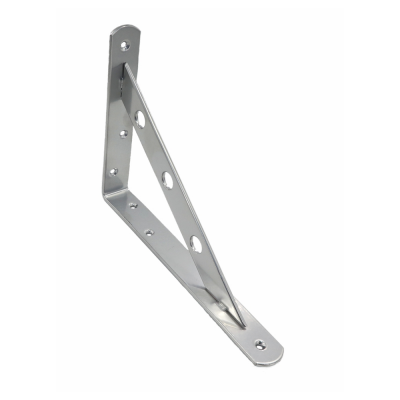 Кронштейн усиленный Металлист 15 x 12,5 см, хром эффект