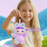 Мягкая игрушка-брелок DDung Mikmo, фиолетовая, 15 см