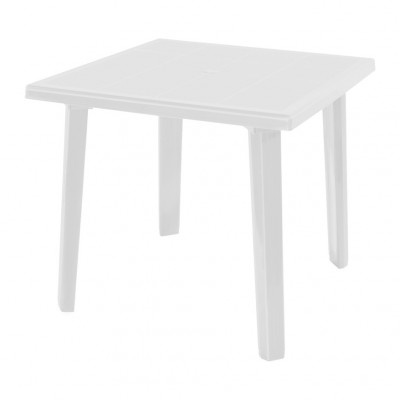 Стол садовый ElfPlast Верона, 80 x 80 см, белый